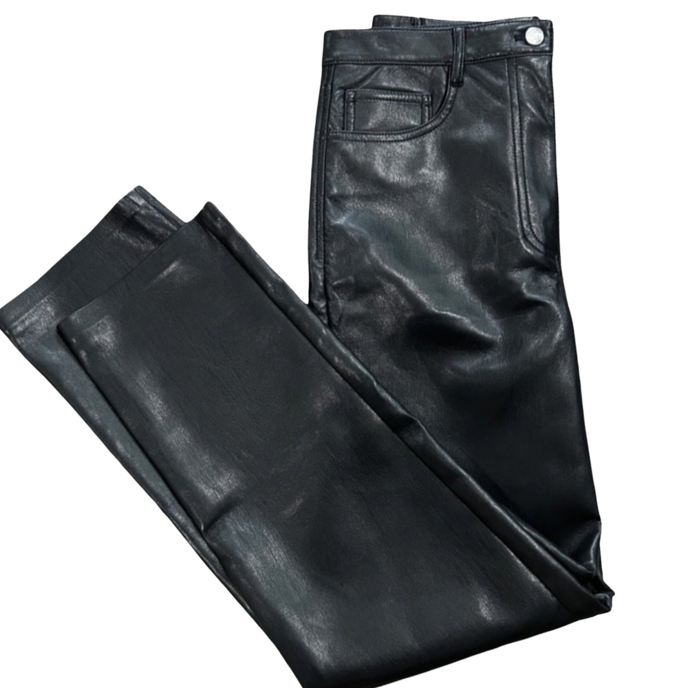 Wilfred Melina Leather Pants Black 0 - Picture 6 of 9